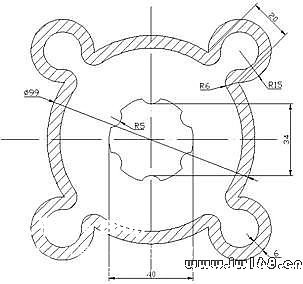 10道CAD几何练习图八