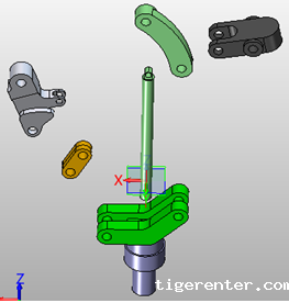三维CAD速成教程：tigerenter3D2015高效创建爆炸图