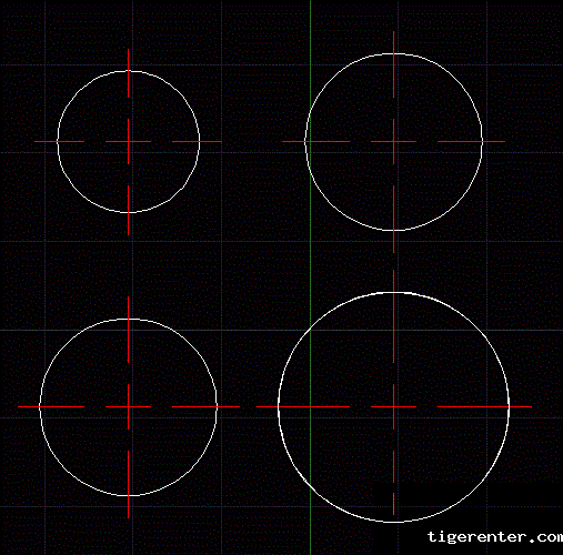 怎么才能在CAD中快速的画出圆的中心线 怎么才能在CAD中快速的画出圆的中心线