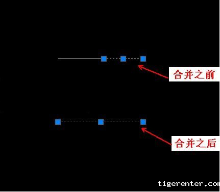 CAD怎么让两段直线合并？189.png