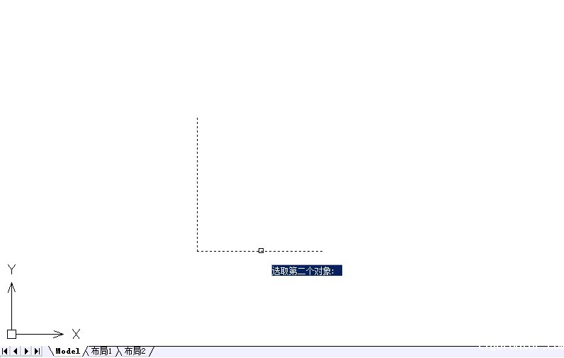 用cad快速找出两条不平行线段的交点并连线 用cad快速找出两条不平行线段的交点并连线