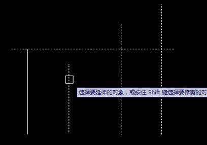 CAD通过shift键切换延伸与修剪命令 CAD通过shift键切换延伸与修剪命令