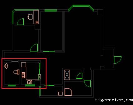 CAD中如何在一幅大图中截取其中一部分打印 CAD中如何在一幅大图中截取其中一部分打印