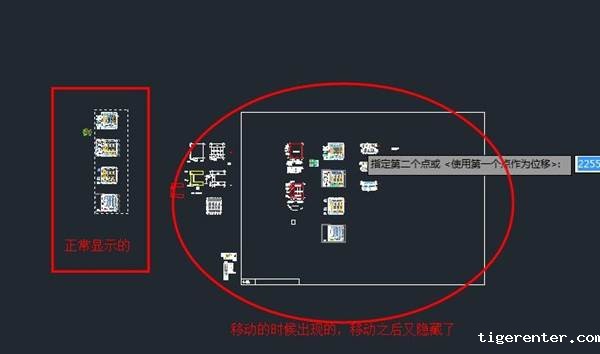 为什么CAD的图块或外部参照只能看到一部分 为什么CAD的图块或外部参照只能看到一部分