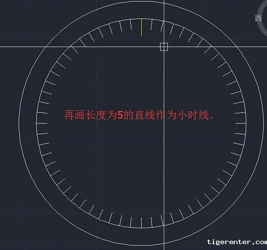 CAD怎么画手表表盘平面图 CAD怎么画手表表盘平面图