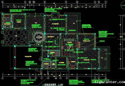 CAD怎么绘制地面铺设图纸 CAD怎么绘制地面铺设图纸