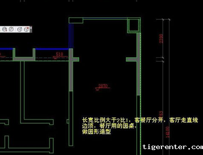 CAD客餐厅吊顶画法 CAD客餐厅吊顶画法