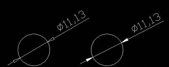 CAD标注时,如何让标注空心箭头变成实心箭头 CAD标注时,如何让标注空心箭头变成实心箭头