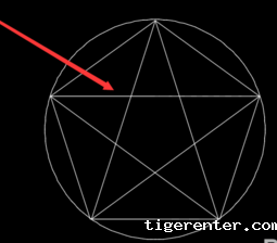 怎么用CAD画星星 怎么用CAD画星星