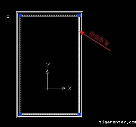 cad怎么绘制立体镜框镜子