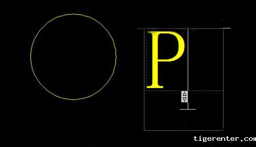 CAD画一个停车标志平面图的教程 CAD画一个停车标志平面图的教程