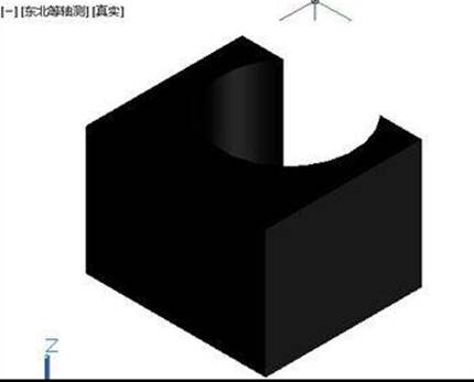 CAD几何体的面域差集运算 CAD几何体的面域差集运算