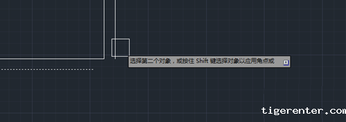 CAD怎么连接两条垂直不相交的线段 CAD怎么连接两条垂直不相交的线段