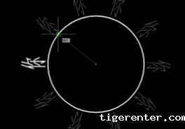 怎么用CAD制作弧形文字效果 怎么用CAD制作弧形文字效果