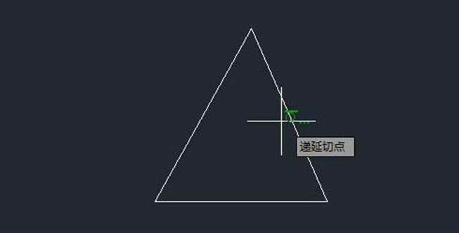CAD如何在三角形里画一个相切圆 CAD如何在三角形里画一个相切圆