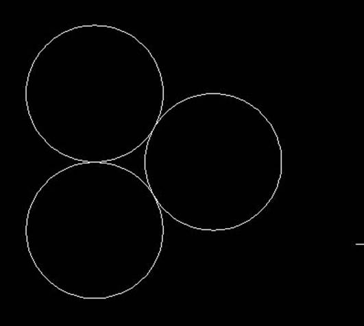 CAD中如何绘制矩形内切五个圆 CAD中如何绘制矩形内切五个圆