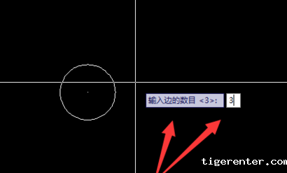 cad中画圆的内接三角形.png cad中画圆的内接三角形.png