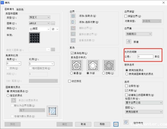 CAD封闭区域无法填充的原因 CAD封闭区域无法填充的原因