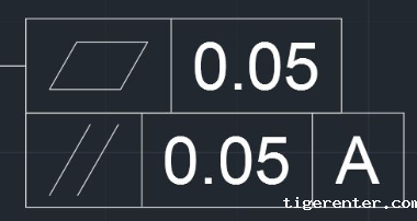 CAD如何输入形位公差? CAD如何输入形位公差?