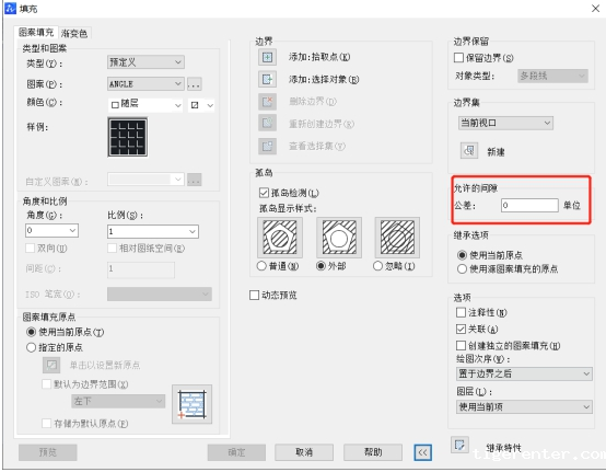 CAD图形填充剖面线技巧 CAD图形填充剖面线技巧
