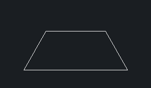 CAD等边梯形的画法 CAD等边梯形的画法