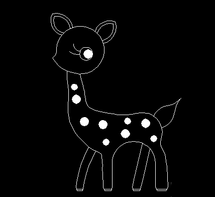 CAD如何绘制鹿 CAD如何绘制鹿