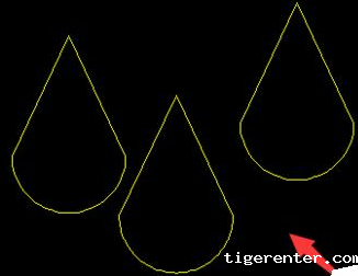 怎样在CAD中快速绘制水滴? 怎样在CAD中快速绘制水滴?