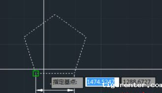 CAD如何按照比例缩放五边形? CAD如何按照比例缩放五边形?