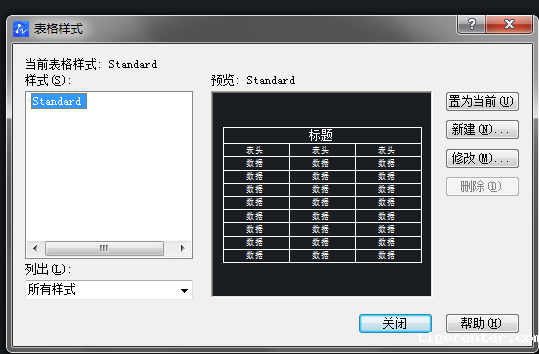 CAD表格样式快捷键,表格怎么做 CAD表格样式快捷键,表格怎么做