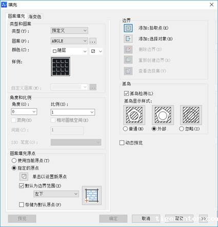 CAD中填充菱形的方法 CAD中填充菱形的方法