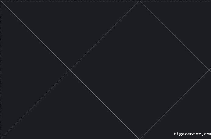 CAD中填充菱形的方法 CAD中填充菱形的方法