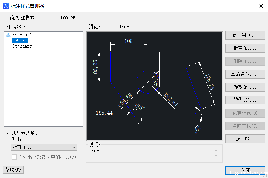 CAD给文字标注加边框的方法