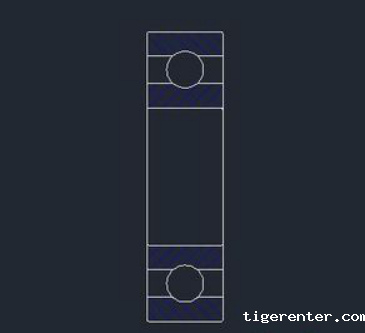 CAD绘制深沟球轴承的步骤 CAD绘制深沟球轴承的步骤