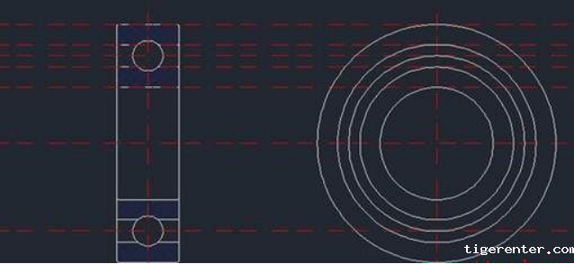 CAD绘制深沟球轴承的步骤 CAD绘制深沟球轴承的步骤