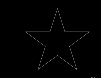 CAD中如何画星星 CAD中如何画星星